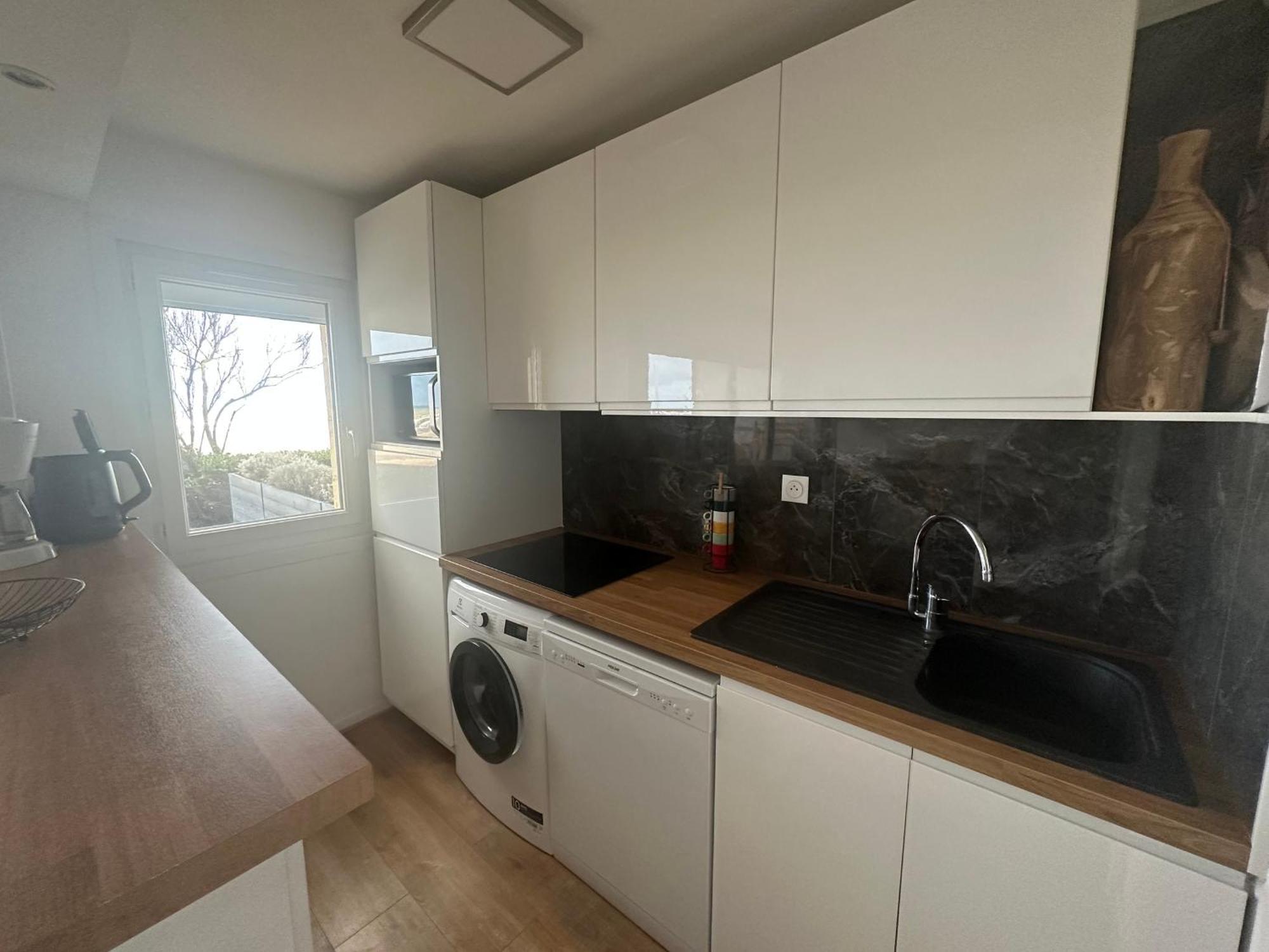 Appartement 2P, Rez-De-Jardin, Acces Plage, Animaux Ok, Parking, Internet Inclus - Fr-1-487-355 Кабур Экстерьер фото